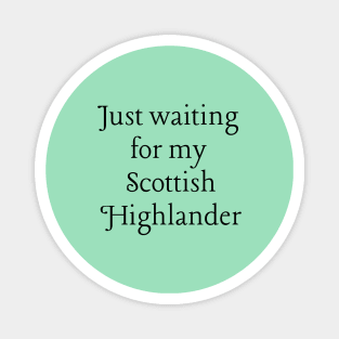 Scottish Highlander Magnet